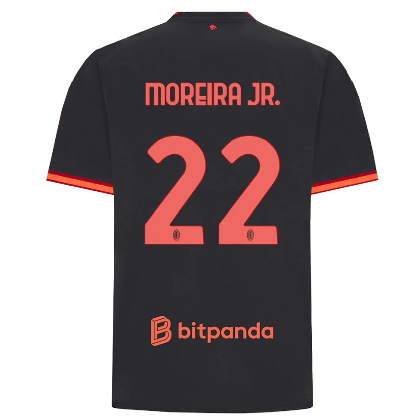 Danxen Heren Diego Moreira #22 Zwart Rood Thuisshirt Derde Tenue 2026/27 T-Shirt