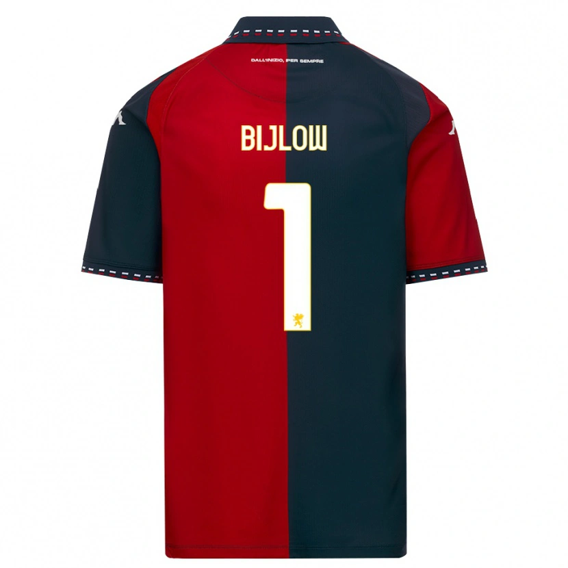 Danxen Heren Justin Bijlow #1 Rood Zwart Wit Thuisshirt Thuistenue 2026/27 T-Shirt
