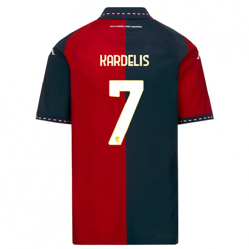 Danxen Heren Rojus Kardelis #7 Rood Zwart Wit Thuisshirt Thuistenue 2026/27 T-Shirt
