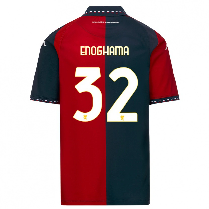 Danxen Heren Isaac Enoghama #32 Rood Zwart Wit Thuisshirt Thuistenue 2026/27 T-Shirt