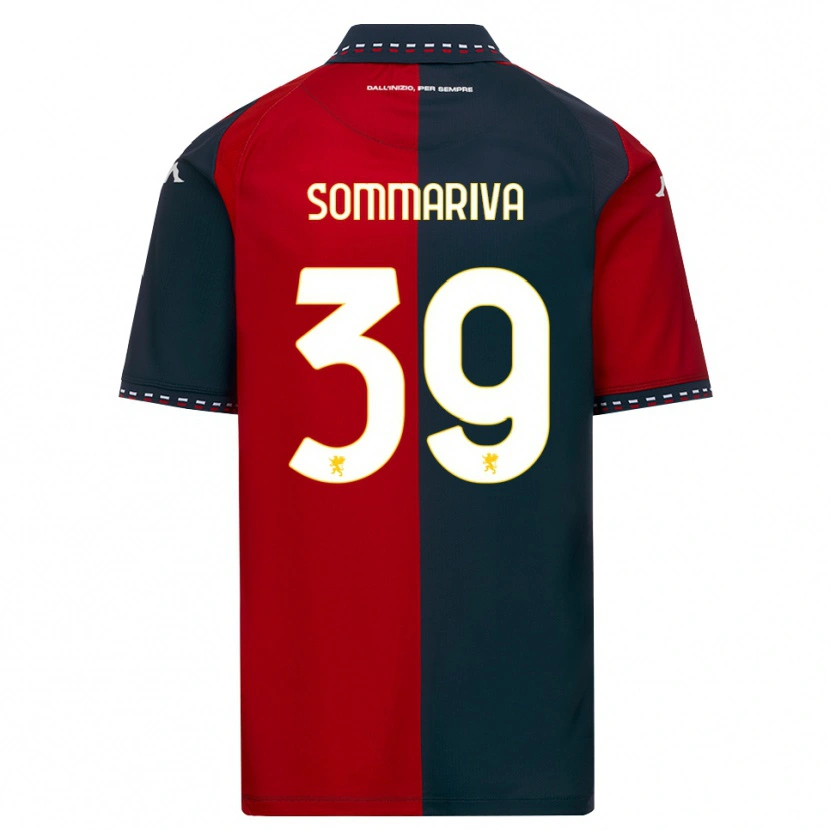 Danxen Heren Daniele Sommariva #39 Rood Zwart Wit Thuisshirt Thuistenue 2026/27 T-Shirt