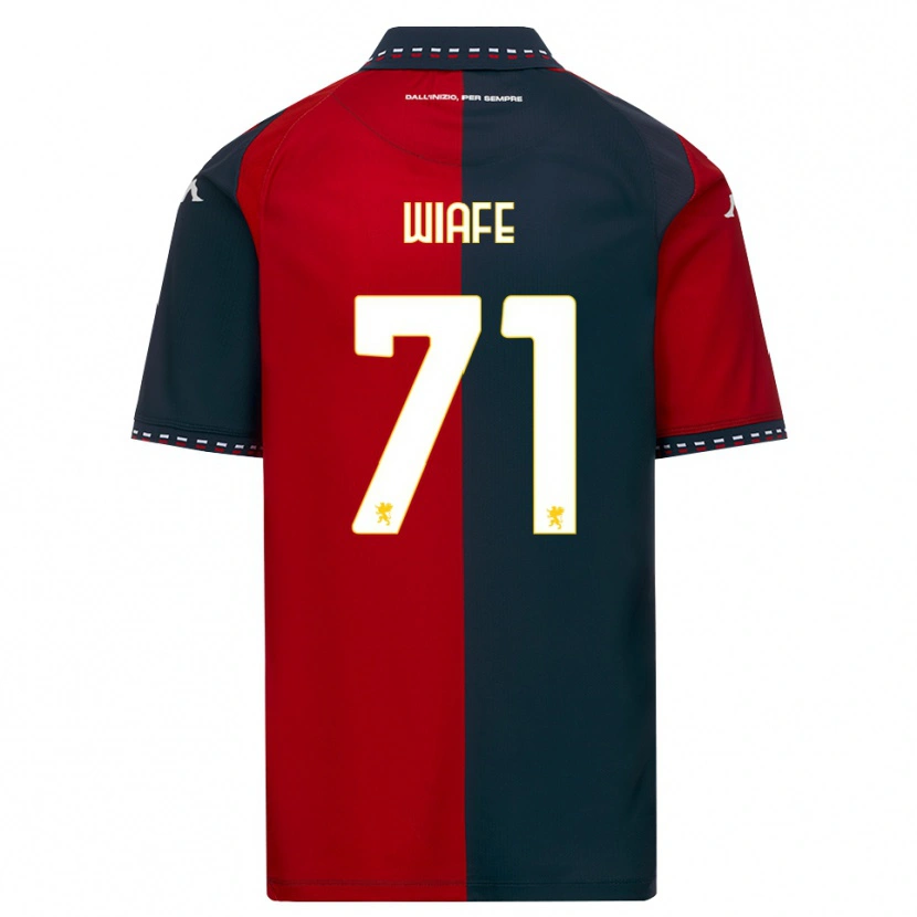 Danxen Heren Samuel Wiafe #71 Rood Zwart Wit Thuisshirt Thuistenue 2026/27 T-Shirt