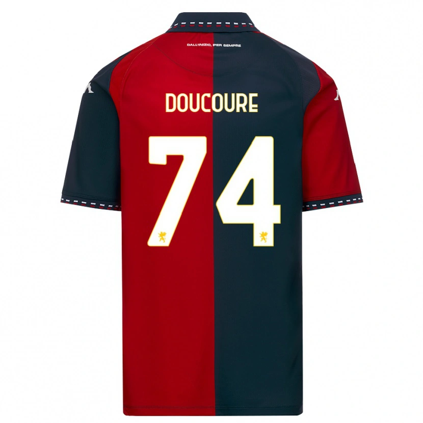 Danxen Heren Mamedi Doucouré #74 Rood Zwart Wit Thuisshirt Thuistenue 2026/27 T-Shirt
