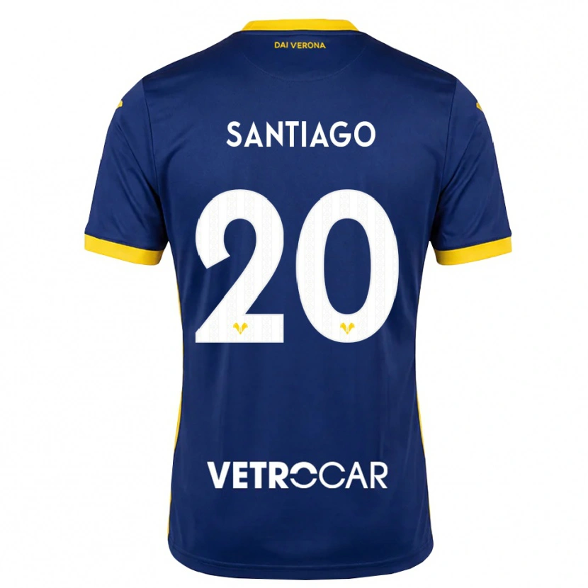 Danxen Heren Yellu Santiago #20 Koninklijk Blauw Geel Wit Thuisshirt Thuistenue 2026/27 T-Shirt