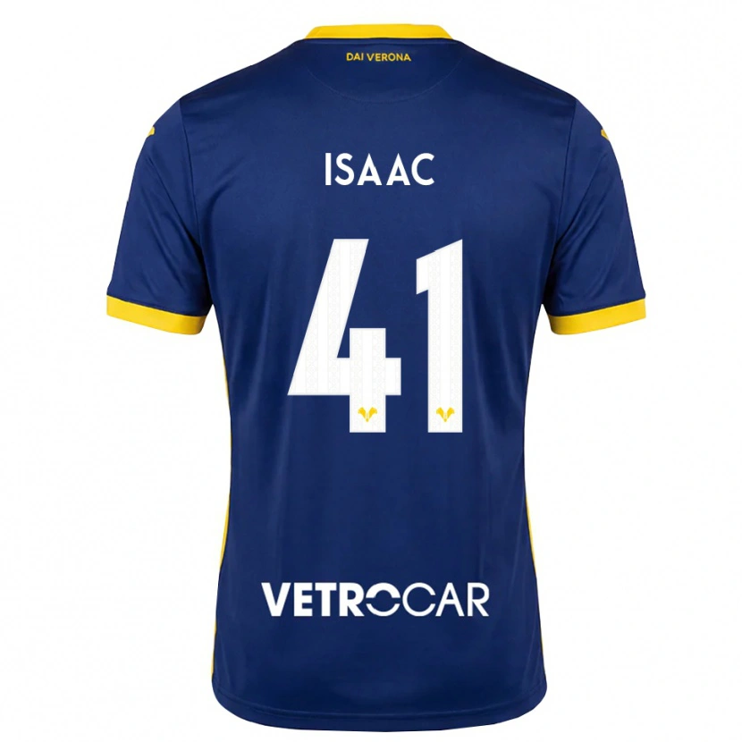 Danxen Heren Isaac Aguiar Tomich #41 Koninklijk Blauw Geel Wit Thuisshirt Thuistenue 2026/27 T-Shirt