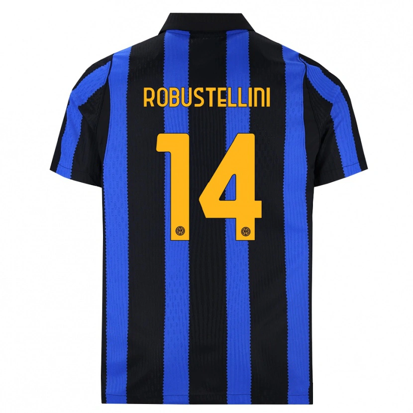 Danxen Heren Chiara Robustellini #14 Zwart Blauw Geel Thuisshirt Thuistenue 2026/27 T-Shirt