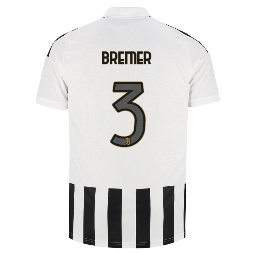 Danxen Heren Gleison Bremer Silva Nascimento #3 Zwart Wit Bruin Thuisshirt Thuistenue 2026/27 T-Shirt