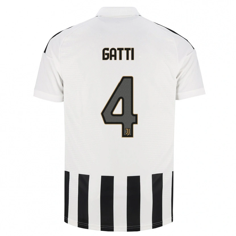 Danxen Heren Federico Gatti #4 Zwart Wit Bruin Thuisshirt Thuistenue 2026/27 T-Shirt