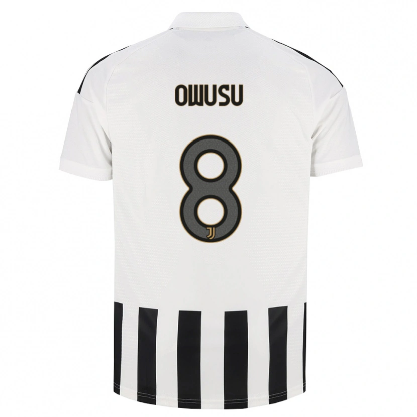 Danxen Heren Augusto Owusu #8 Zwart Wit Bruin Thuisshirt Thuistenue 2026/27 T-Shirt