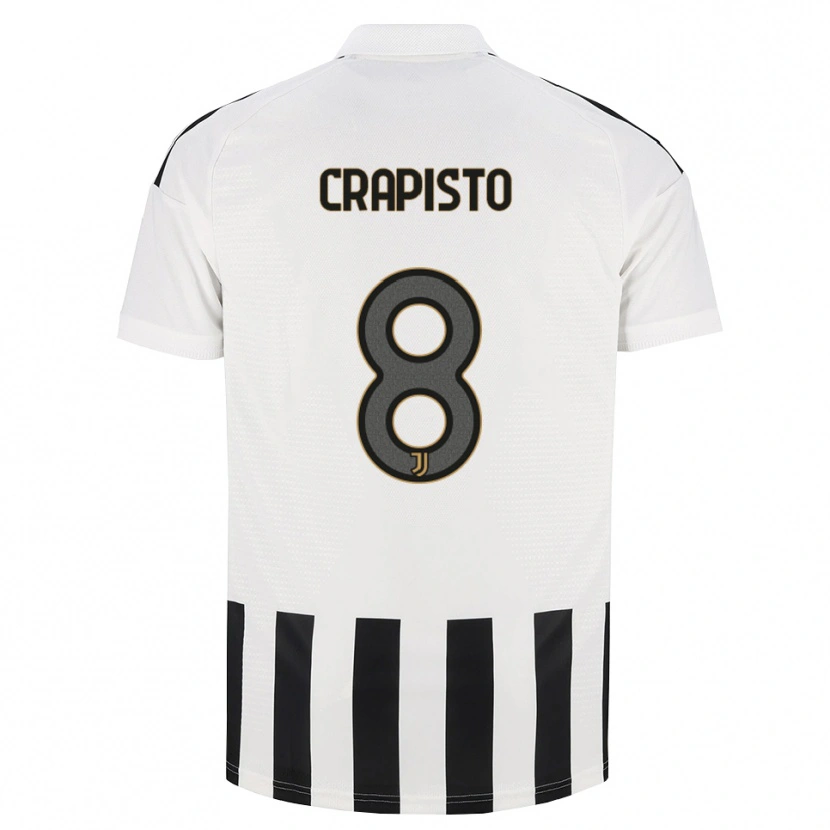 Danxen Heren Francesco Crapisto #8 Zwart Wit Bruin Thuisshirt Thuistenue 2026/27 T-Shirt