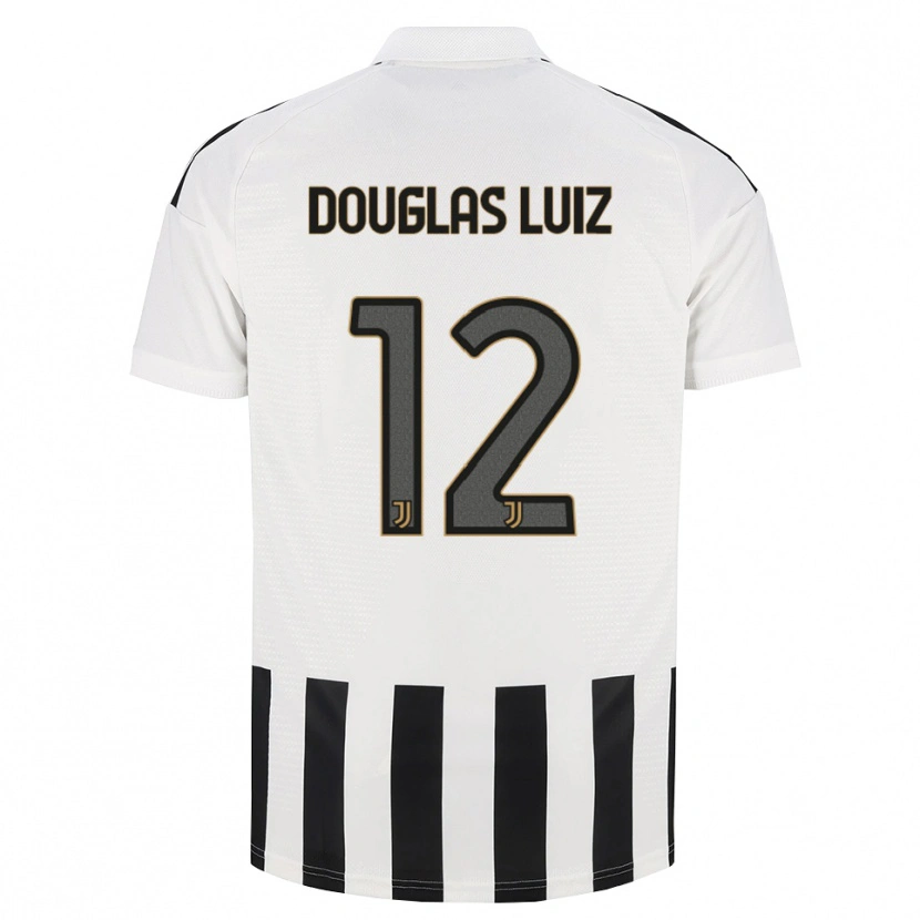 Danxen Heren Douglas Luiz #12 Zwart Wit Bruin Thuisshirt Thuistenue 2026/27 T-Shirt