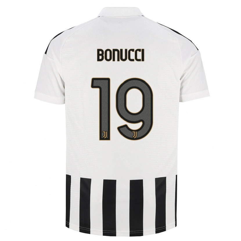 Danxen Heren Leonardo Bonucci #19 Zwart Wit Bruin Thuisshirt Thuistenue 2026/27 T-Shirt