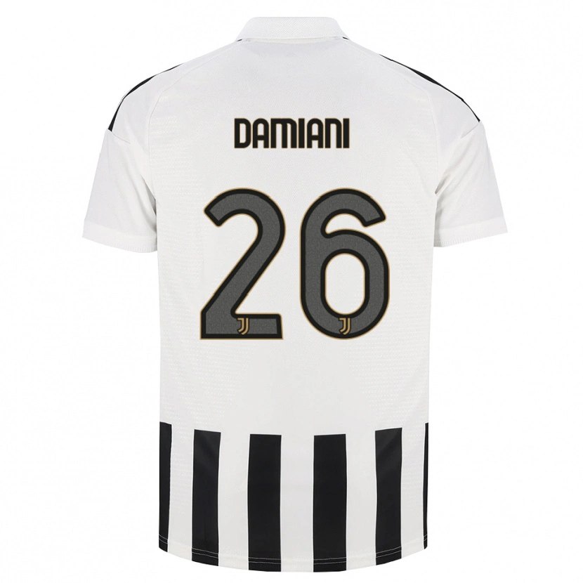 Danxen Heren Samuele Damiani #26 Zwart Wit Bruin Thuisshirt Thuistenue 2026/27 T-Shirt
