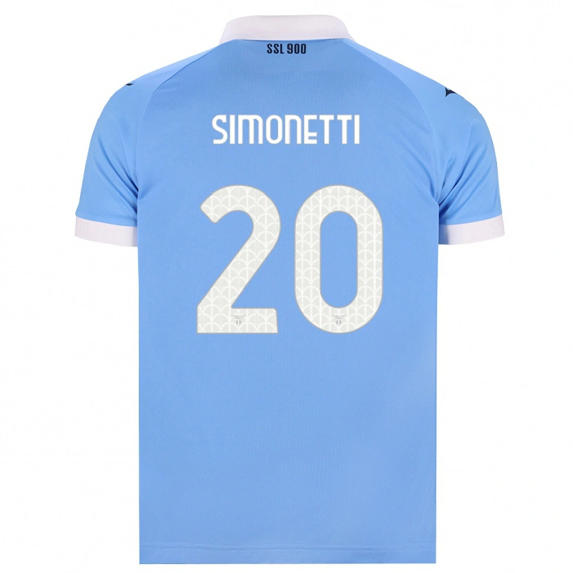 Danxen Heren Flaminia Simonetti #20 Hemelsblauw Zwart Wit Thuisshirt Thuistenue 2026/27 T-Shirt