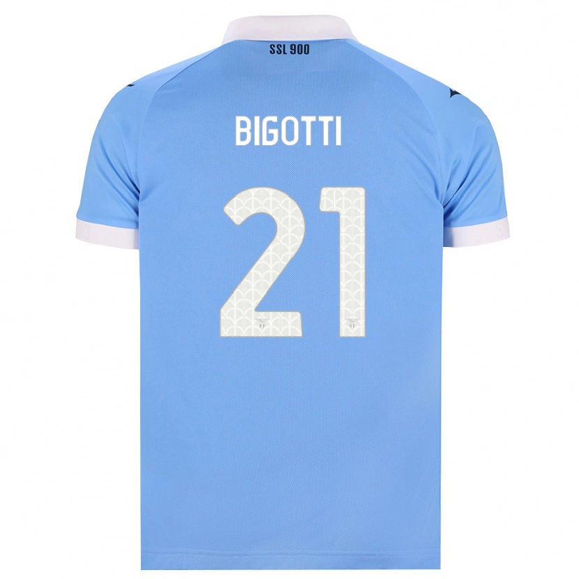 Danxen Heren Massimo Bigotti #21 Hemelsblauw Zwart Wit Thuisshirt Thuistenue 2026/27 T-Shirt