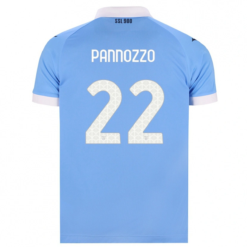 Danxen Heren Nicolò Pannozzo #22 Hemelsblauw Zwart Wit Thuisshirt Thuistenue 2026/27 T-Shirt