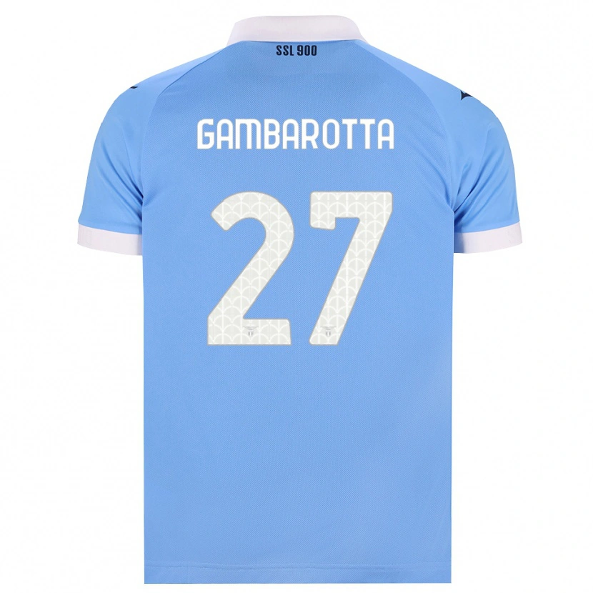 Danxen Heren Margot Gambarotta #27 Hemelsblauw Zwart Wit Thuisshirt Thuistenue 2026/27 T-Shirt