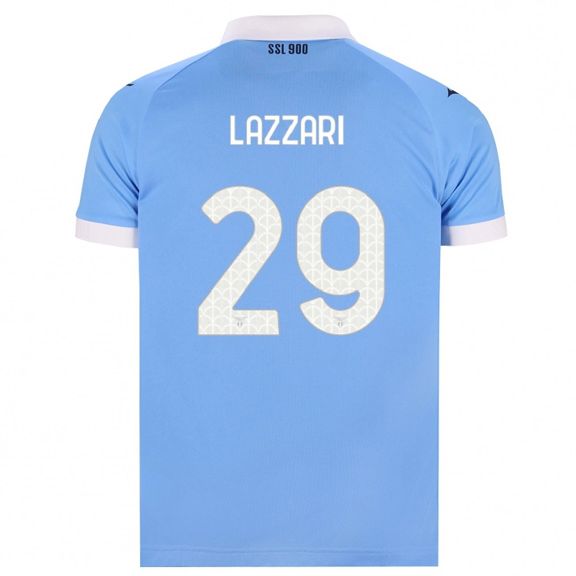 Danxen Heren Manuel Lazzari #29 Hemelsblauw Zwart Wit Thuisshirt Thuistenue 2026/27 T-Shirt