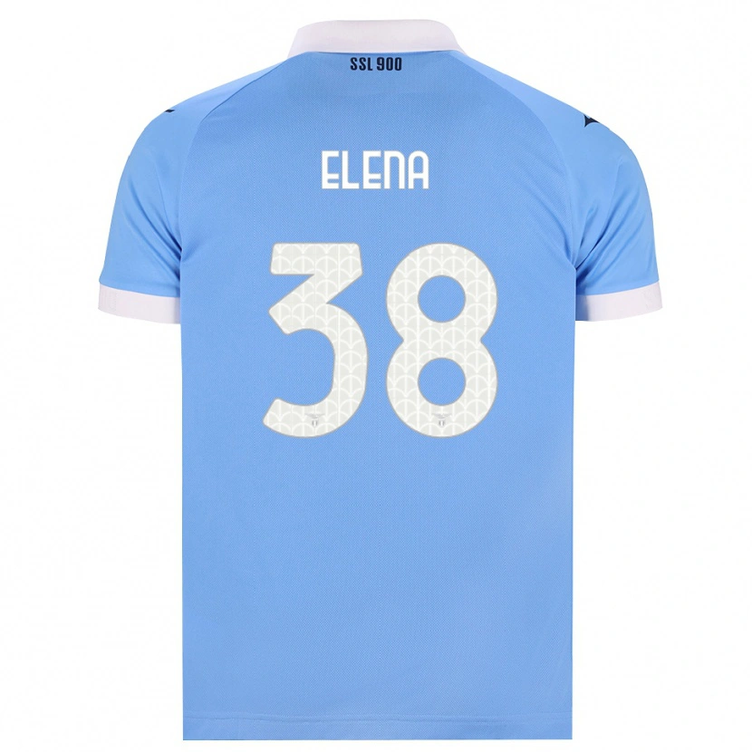 Danxen Heren Michele Elena #38 Hemelsblauw Zwart Wit Thuisshirt Thuistenue 2026/27 T-Shirt