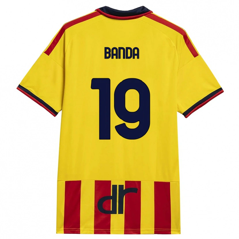 Danxen Heren Lameck Banda #19 Geel Rood Thuisshirt Thuistenue 2026/27 T-Shirt