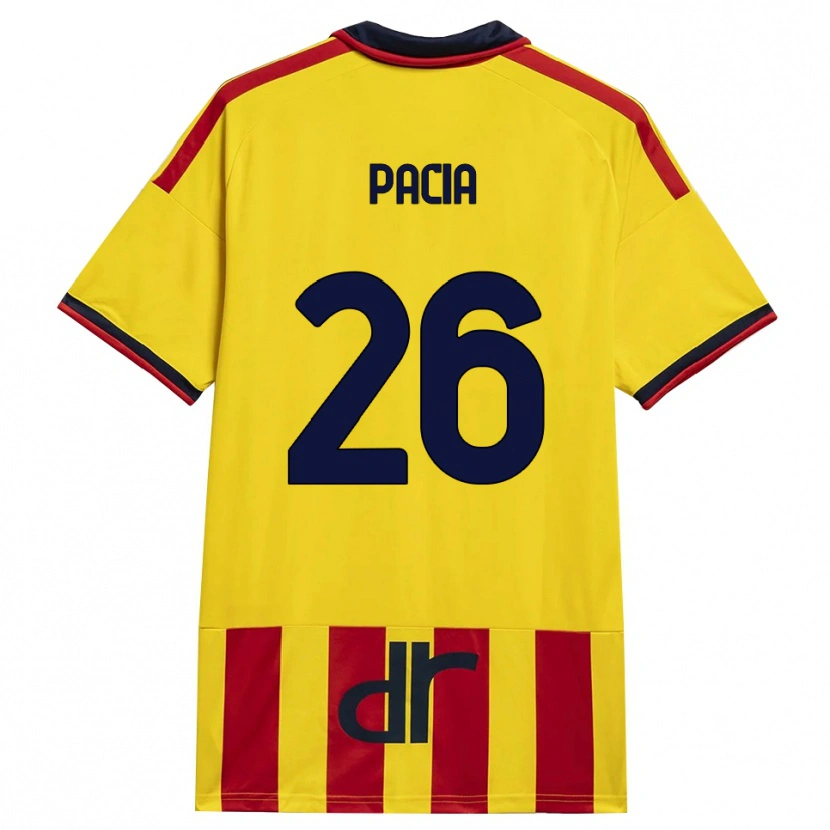 Danxen Heren Fabiano Pacia #26 Geel Rood Thuisshirt Thuistenue 2026/27 T-Shirt