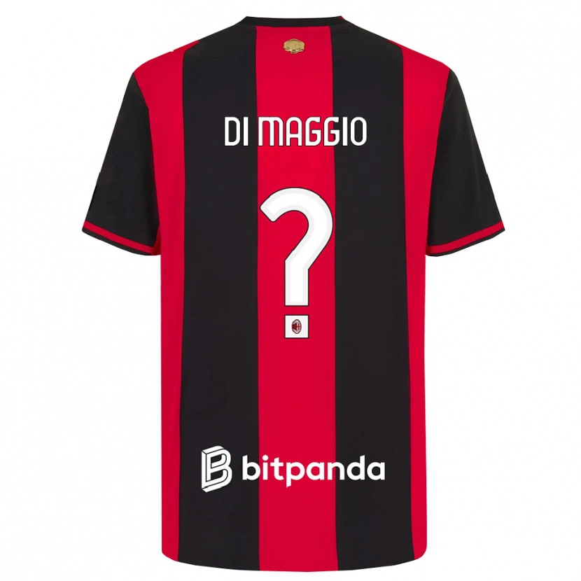 Danxen Heren Simone Di Maggio #0 Rood Zwart Wit Thuisshirt Thuistenue 2026/27 T-Shirt