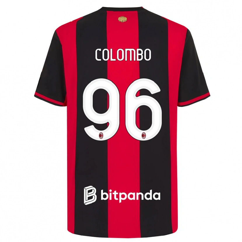 Danxen Heren Leonardo Colombo #96 Rood Zwart Wit Thuisshirt Thuistenue 2026/27 T-Shirt