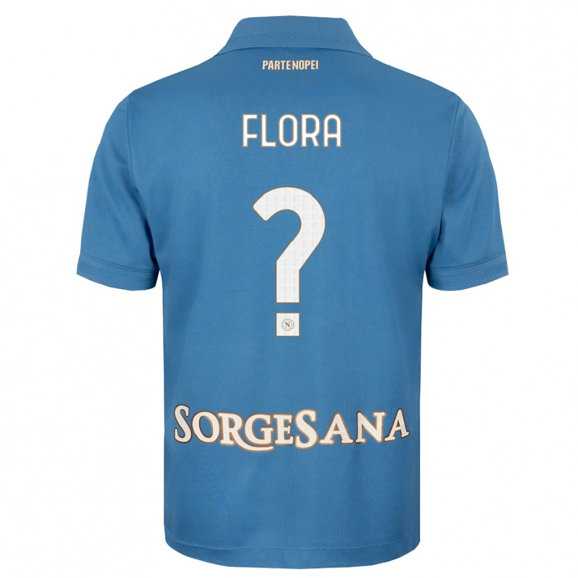 Danxen Heren Massimiliano Flora #0 Haze Blauw Wit Thuisshirt Thuistenue 2026/27 T-Shirt