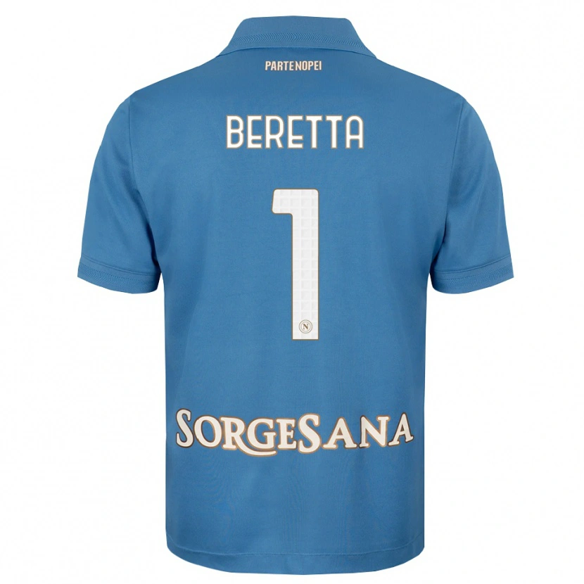 Danxen Heren Beatrice Beretta #1 Haze Blauw Wit Thuisshirt Thuistenue 2026/27 T-Shirt