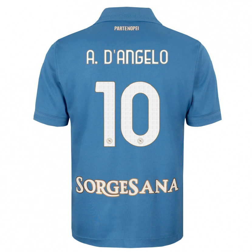 Danxen Heren Adrian D'angelo #10 Haze Blauw Wit Thuisshirt Thuistenue 2026/27 T-Shirt