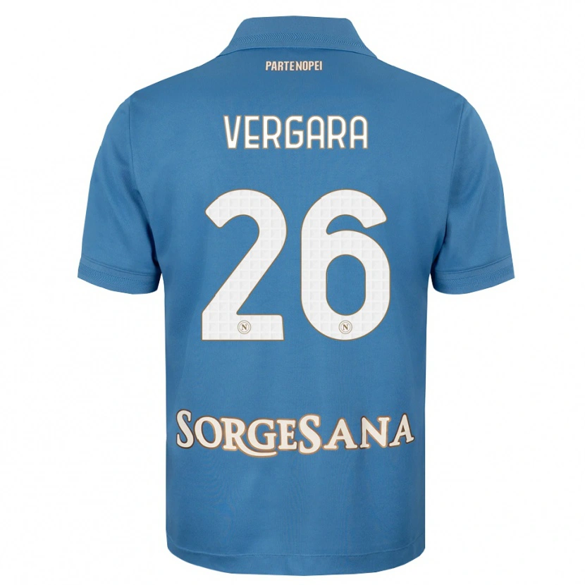 Danxen Heren Antonio Vergara #26 Haze Blauw Wit Thuisshirt Thuistenue 2026/27 T-Shirt
