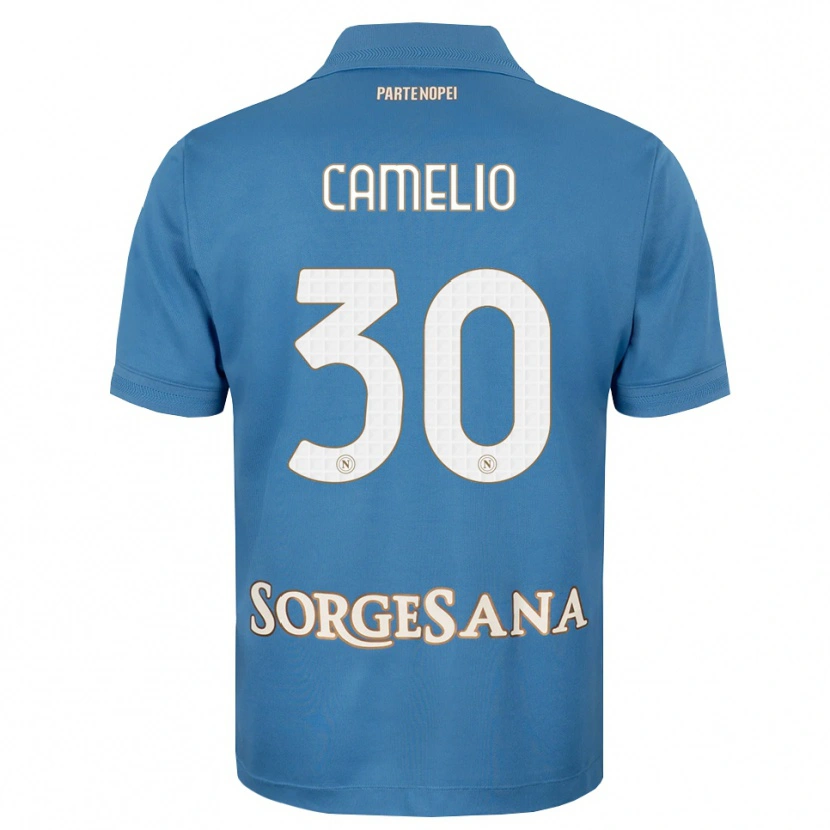 Danxen Heren Umberto Camelio #30 Haze Blauw Wit Thuisshirt Thuistenue 2026/27 T-Shirt