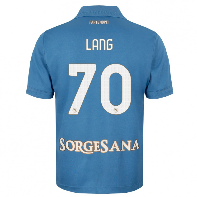Danxen Heren Noa Lang #70 Haze Blauw Wit Thuisshirt Thuistenue 2026/27 T-Shirt