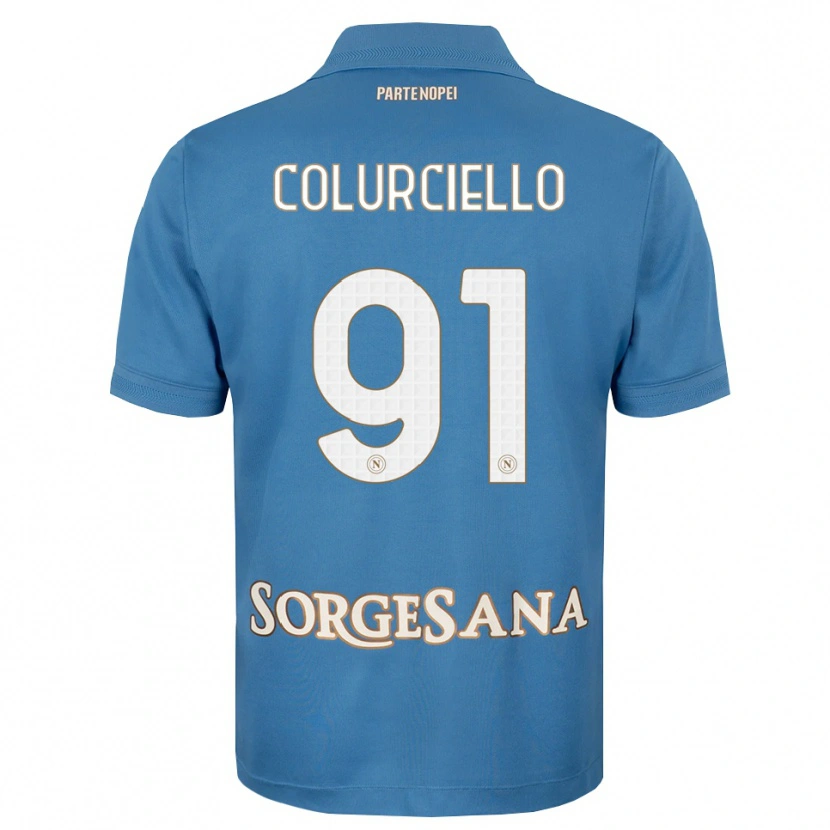 Danxen Heren Cristian Colurciello #91 Haze Blauw Wit Thuisshirt Thuistenue 2026/27 T-Shirt