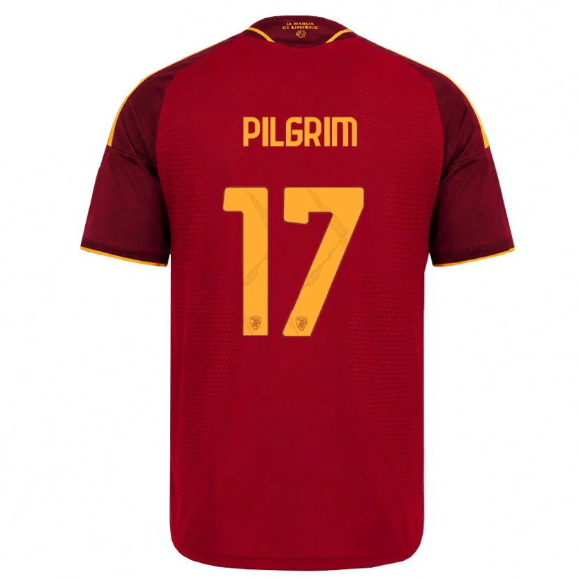 Danxen Heren Alayah Pilgrim #17 Rood Gouden Geel Thuisshirt Thuistenue 2026/27 T-Shirt