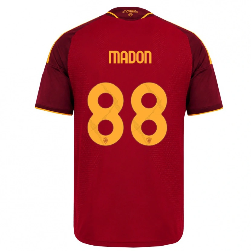 Danxen Heren Maja Madon #88 Rood Gouden Geel Thuisshirt Thuistenue 2026/27 T-Shirt