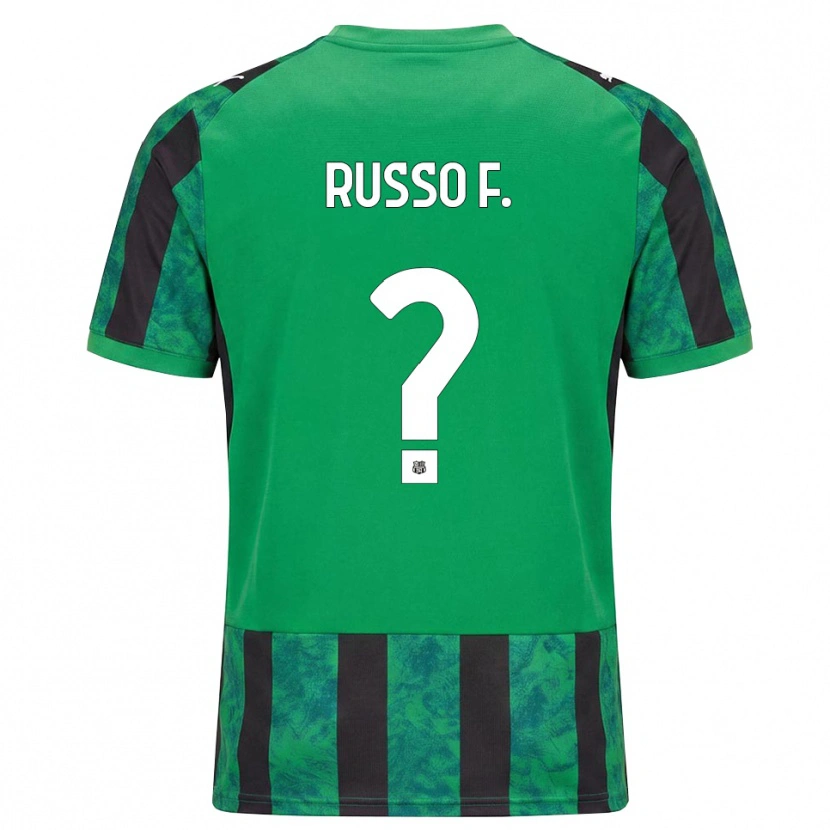 Danxen Heren Flavio Russo #0 Groen Zwart Wit Thuisshirt Thuistenue 2026/27 T-Shirt