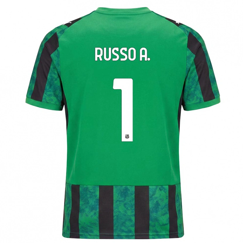 Danxen Heren Alessandro Russo #1 Groen Zwart Wit Thuisshirt Thuistenue 2026/27 T-Shirt