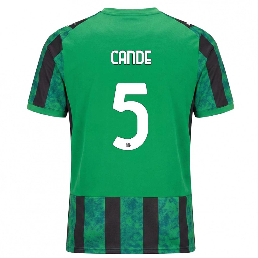 Danxen Heren Fali Candé #5 Groen Zwart Wit Thuisshirt Thuistenue 2026/27 T-Shirt