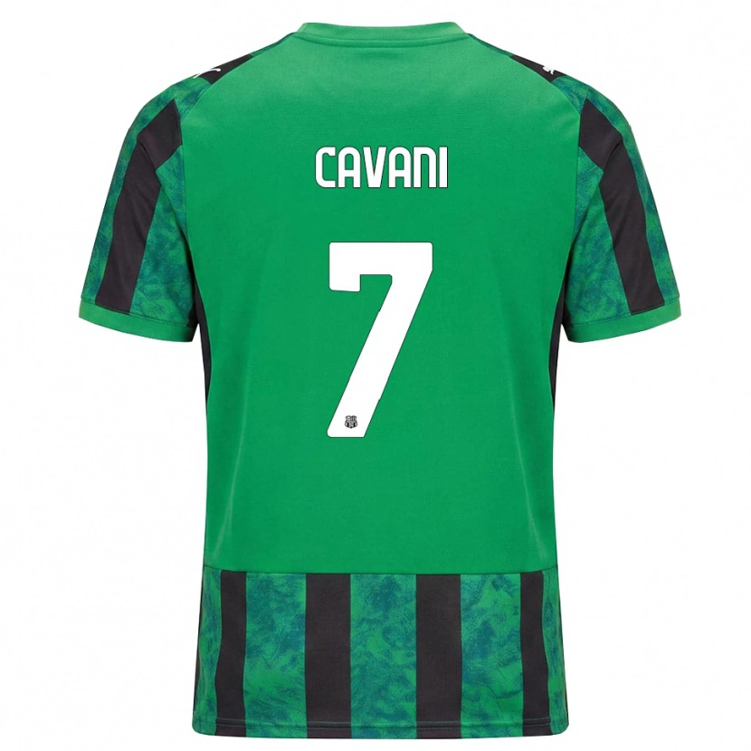 Danxen Heren Lorenzo Cavani #7 Groen Zwart Wit Thuisshirt Thuistenue 2026/27 T-Shirt