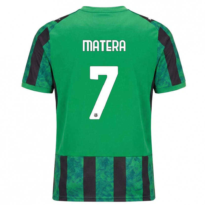 Danxen Heren Lorenzo Matera #7 Groen Zwart Wit Thuisshirt Thuistenue 2026/27 T-Shirt