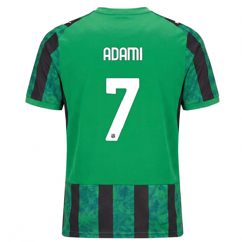 Danxen Heren Greta Adami #7 Groen Zwart Wit Thuisshirt Thuistenue 2026/27 T-Shirt