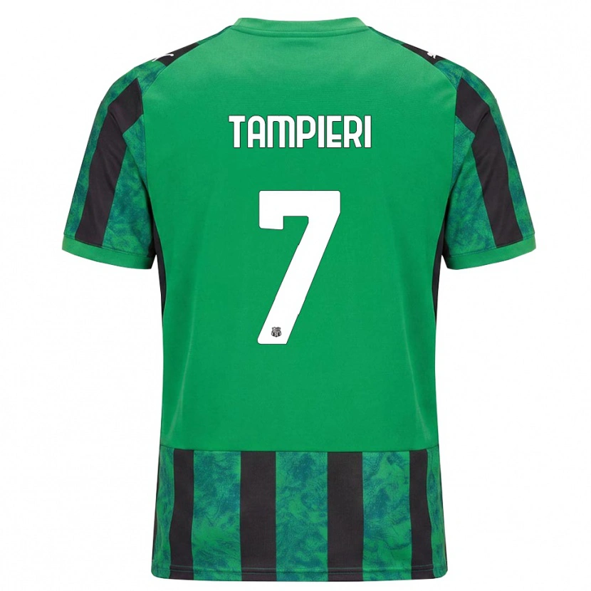 Danxen Heren Diego Tampieri #7 Groen Zwart Wit Thuisshirt Thuistenue 2026/27 T-Shirt
