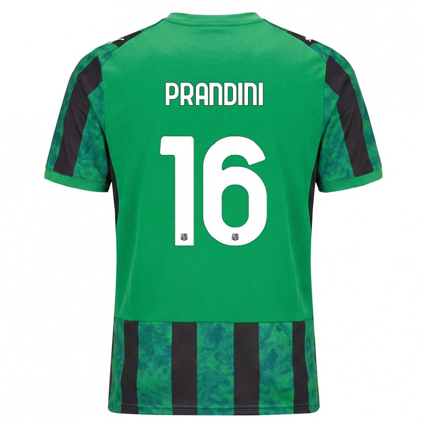 Danxen Heren Lorenzo Prandini #16 Groen Zwart Wit Thuisshirt Thuistenue 2026/27 T-Shirt
