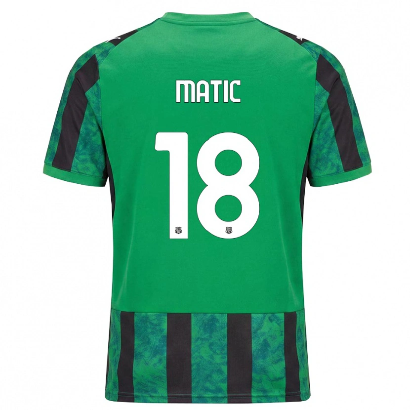 Danxen Heren Nemanja Matić #18 Groen Zwart Wit Thuisshirt Thuistenue 2026/27 T-Shirt
