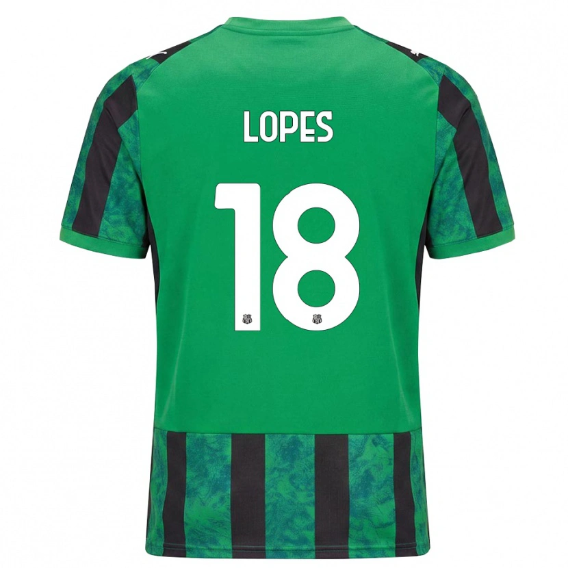 Danxen Heren Emerick Lopes #18 Groen Zwart Wit Thuisshirt Thuistenue 2026/27 T-Shirt