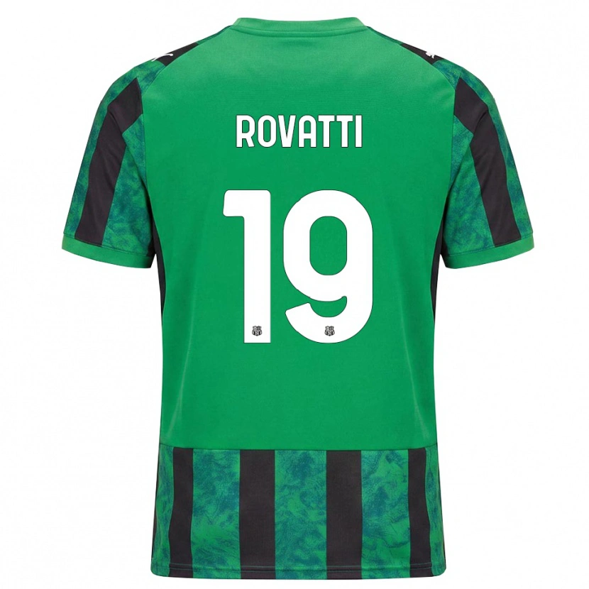 Danxen Heren Matteo Rovatti #19 Groen Zwart Wit Thuisshirt Thuistenue 2026/27 T-Shirt