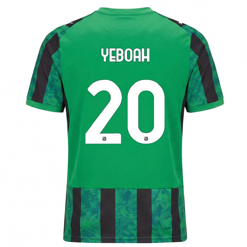 Danxen Heren Daniel Yeboah #20 Groen Zwart Wit Thuisshirt Thuistenue 2026/27 T-Shirt