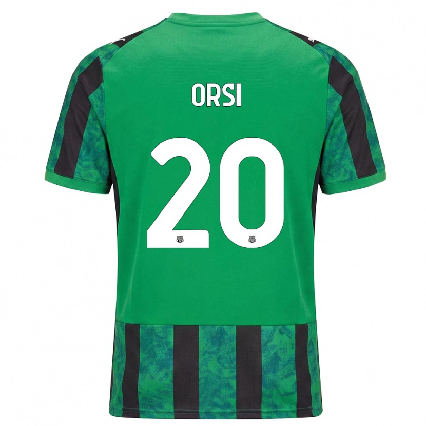 Danxen Heren Benedetta Orsi #20 Groen Zwart Wit Thuisshirt Thuistenue 2026/27 T-Shirt