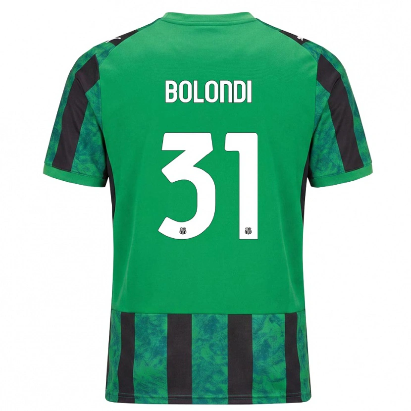 Danxen Heren Francesco Bolondi #31 Groen Zwart Wit Thuisshirt Thuistenue 2026/27 T-Shirt
